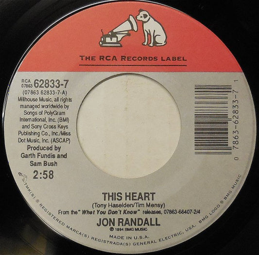 Jon Randall : This Heart (7", Single)