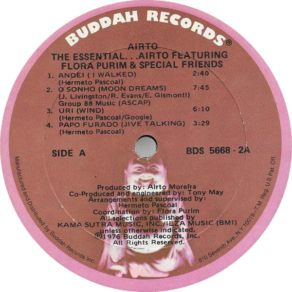 Airto* Featuring Flora Purim : The Essential Airto (2xLP, Comp, Gat)