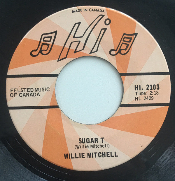 Willie Mitchell : Bad Eye / Sugar T (7", Single)