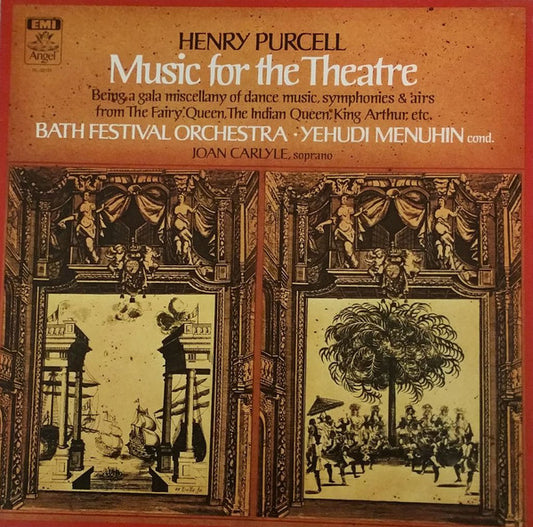 Henry Purcell, Yehudi Menuhin, Joan Carlyle, Bath Festival Orchestra : Henry Purcell Music For The Theatre (LP, Album)