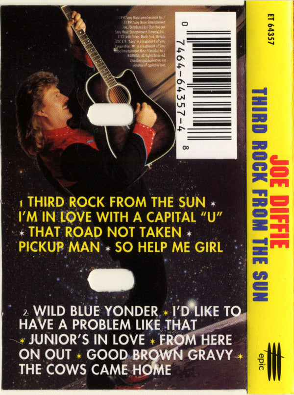 Joe Diffie : Third Rock From The Sun (Cass, Album, Dol)