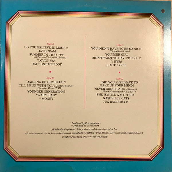 The Lovin' Spoonful : The Best... Lovin' Spoonful (2xLP, Comp, Promo, Gat)
