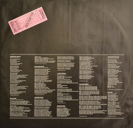 Eric Clapton : Another Ticket (LP, Album)