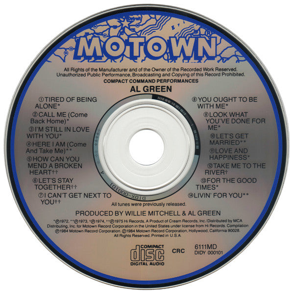 Al Green : 14 Greatest Hits (CD, Comp, Club, RP)