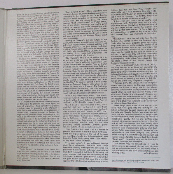 Ramblin' Jack Elliott : Hard Travelin' (LP, RE + LP, RE + Comp, RE)