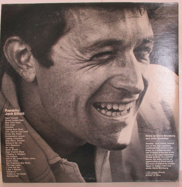 Ramblin' Jack Elliott : Hard Travelin' (LP, RE + LP, RE + Comp, RE)