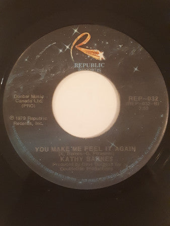 Kathy Barnes : Off / You Make Me Feel It Again (7", Single)