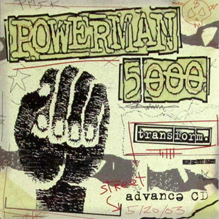 Powerman 5000 : Transform (CD, Advance, Album, Copy Prot., Promo)