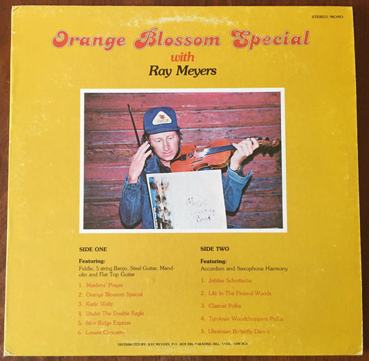 Ray Meyers : Orange Blossom Special With Ray Meyers (LP, Unofficial)