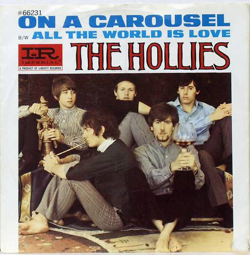 The Hollies : On A Carousel (7", Single, Mono, Rai)