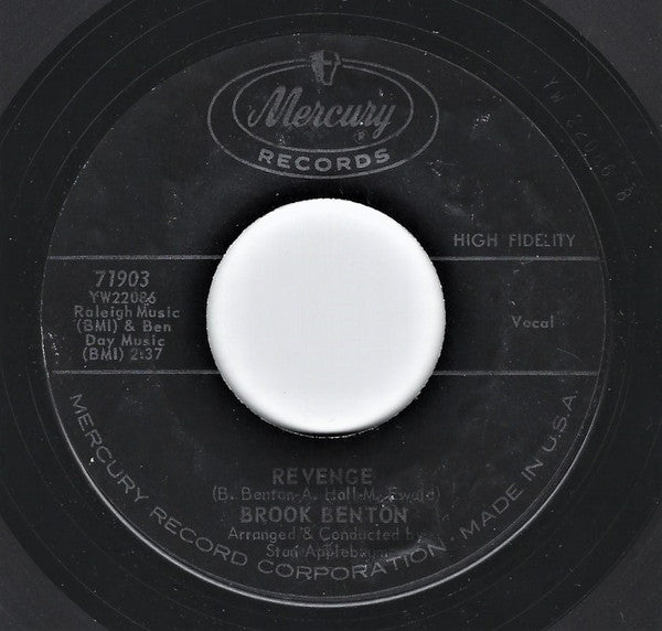 Brook Benton : Revenge / Really, Really (7", Single)