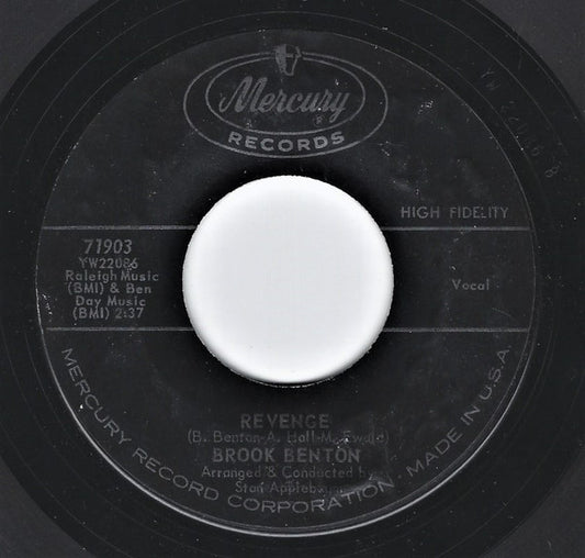 Brook Benton : Revenge / Really, Really (7", Single)