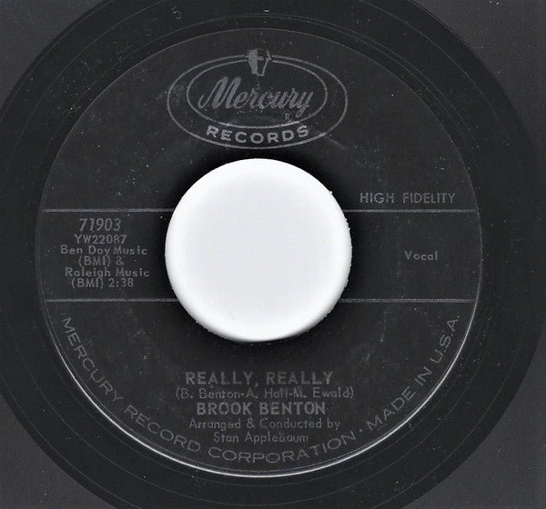 Brook Benton : Revenge / Really, Really (7", Single)