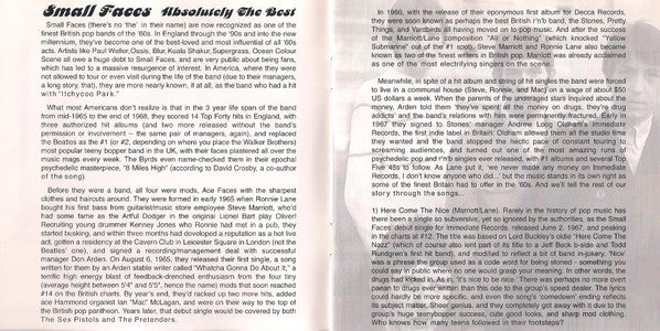 Small Faces : Absolutely The Best (CD, Album, Comp, Club)