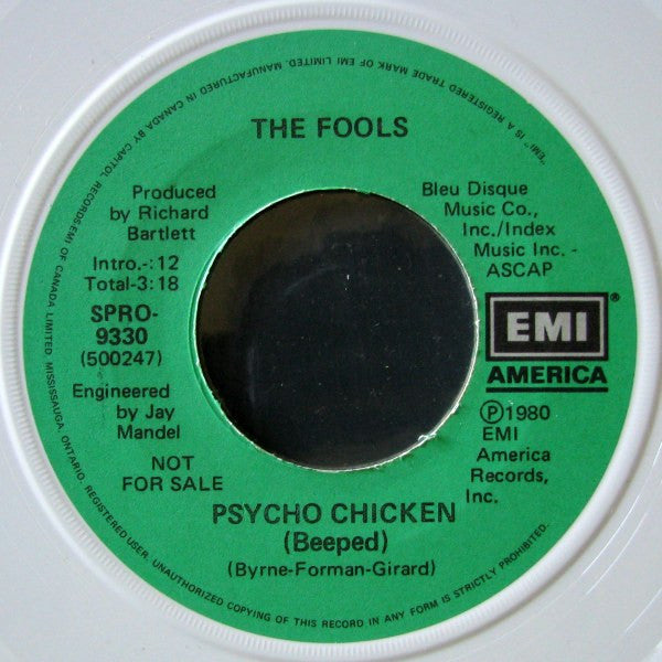 The Fools : Sold Out (LP, Album + 7", Promo, Whi)