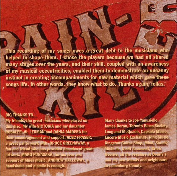 Morgan Davis : Painkiller (CD, Album)