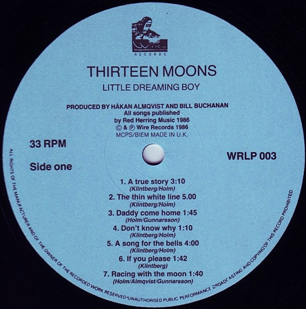 Thirteen Moons : Little Dreaming Boy (LP, Album)