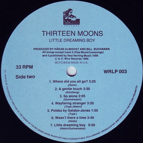 Thirteen Moons : Little Dreaming Boy (LP, Album)