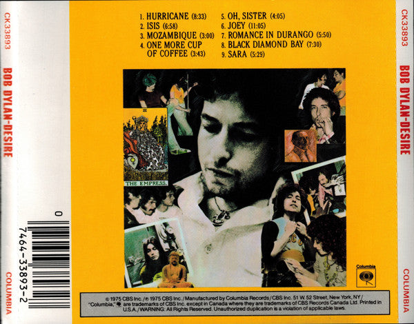 Bob Dylan : Desire (CD, Album, RE, RP)