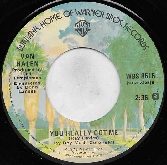 Van Halen : You Really Got Me (7", Single, Los)