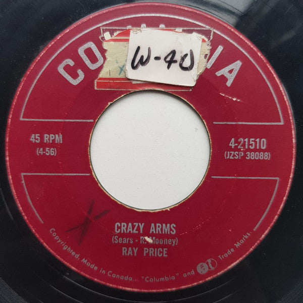 Ray Price : Crazy Arms / You Done Me Wrong (7", Single)
