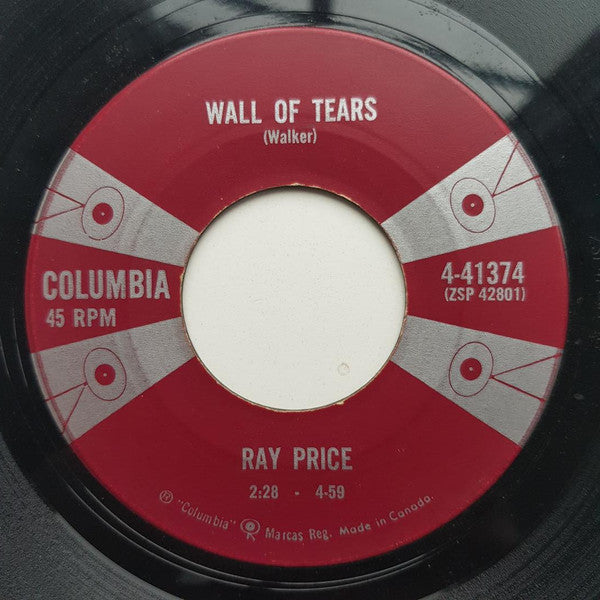 Ray Price : Heartaches By The Number (7", Single)