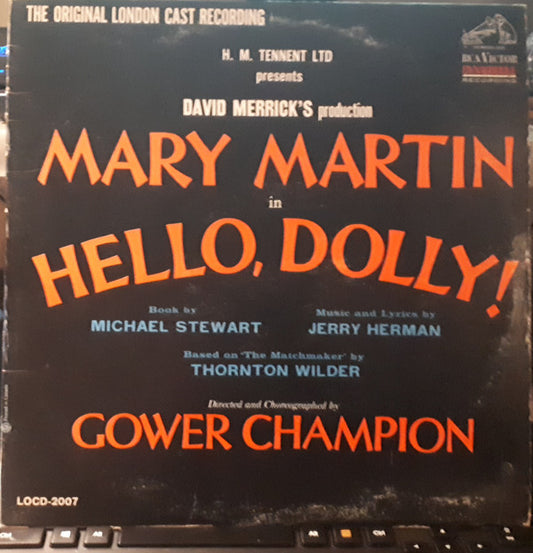 Mary Martin : Hello, Dolly! (LP, Album, Mono)