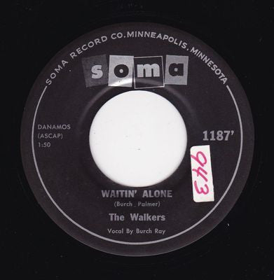 Walkers (3) : Waitin' Alone/Time Trap (7")