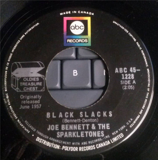 Joe Bennett And The Sparkletones / The Royal Teens : Black Slacks / Short Shorts (7", Single, RE)