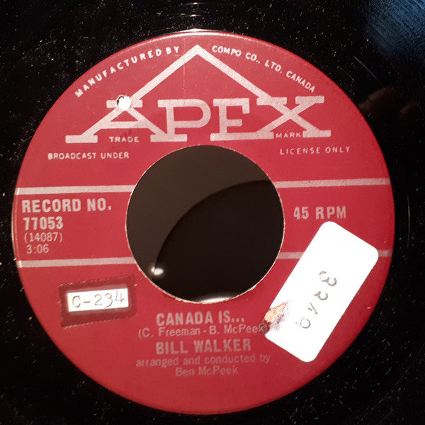 Bill Walker (29) / Billy Van (2) : Canada Is... / Centennial Polka (7", Single, Mono)