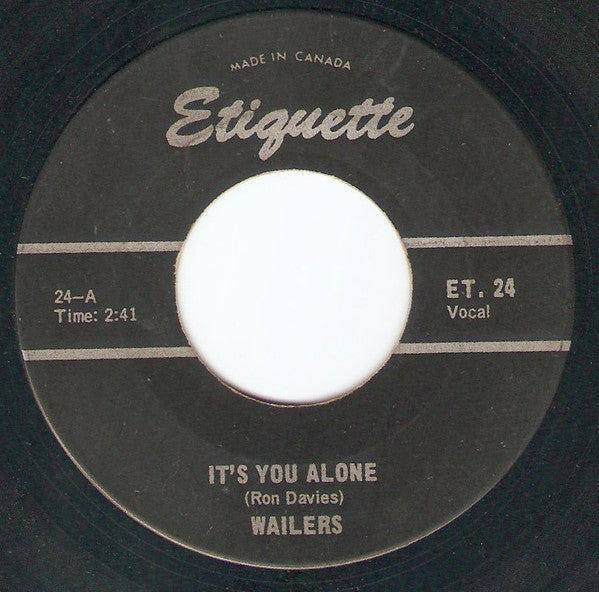 Wailers* : It's You Alone / Tears (7", Single)