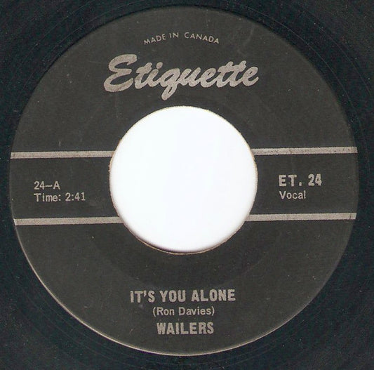 Wailers* : It's You Alone / Tears (7", Single)