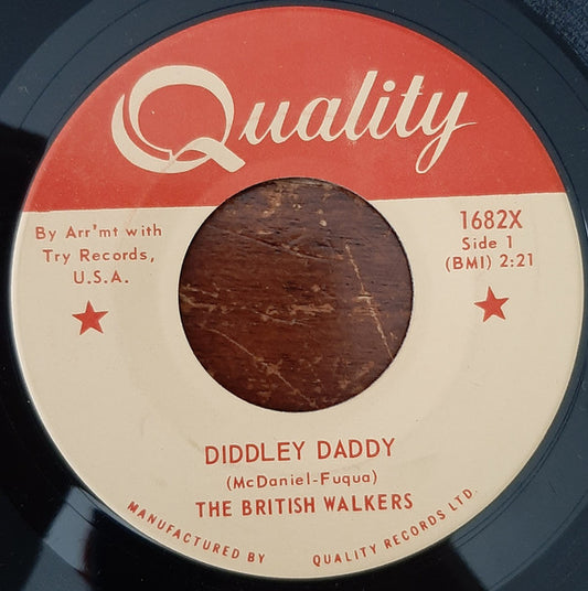 The British Walkers : Diddley Daddy  (7")