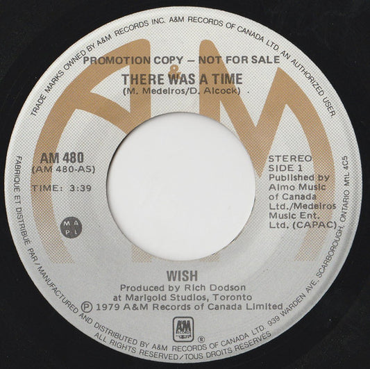 Wish (44) : There Was A Time (7", Single, Promo)
