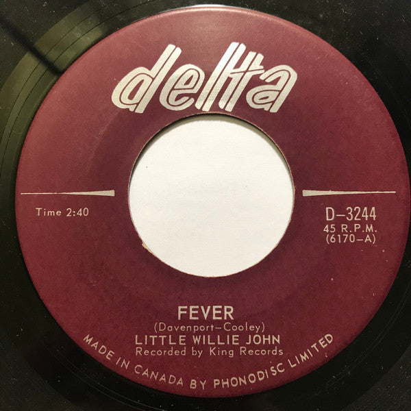 Little Willie John : Fever / Let Them Talk (7", Single)