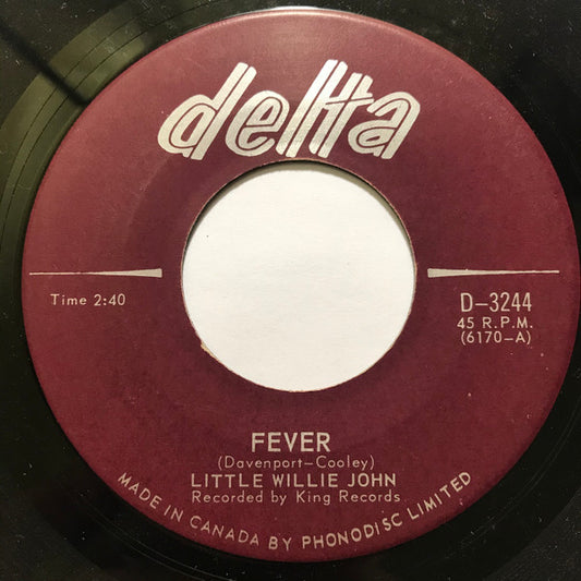Little Willie John : Fever / Let Them Talk (7", Single)