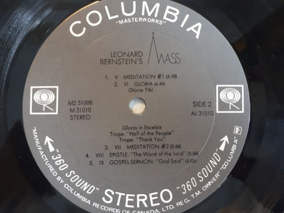 Leonard Bernstein : Mass (2xLP, Album)