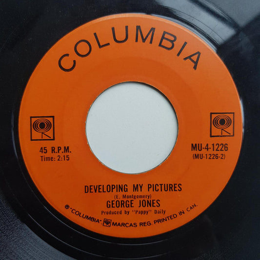 George Jones (2) : Walk Through This World With Me / Developing My Pictures (7", Single)