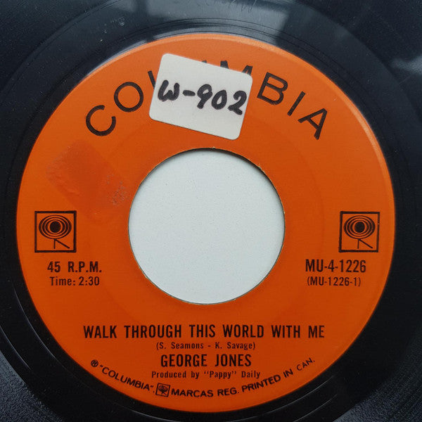 George Jones (2) : Walk Through This World With Me / Developing My Pictures (7", Single)
