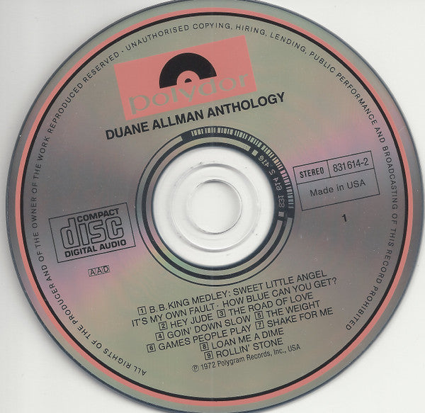 Duane Allman : An Anthology (2xCD, Comp)
