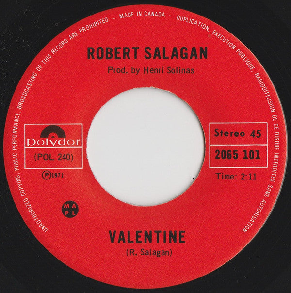 Robert Salagan : Hey Lord (7")