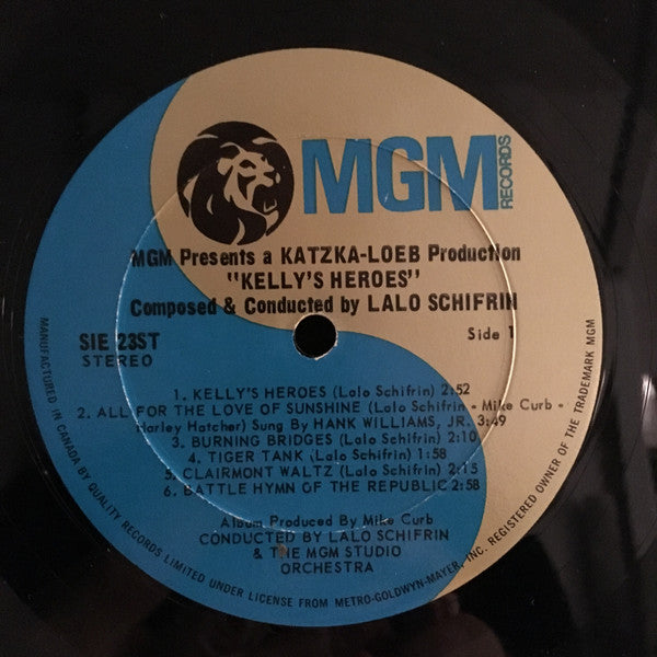 Lalo Schifrin : Kelly's Heroes (Music From The Original Sound Track) (LP)