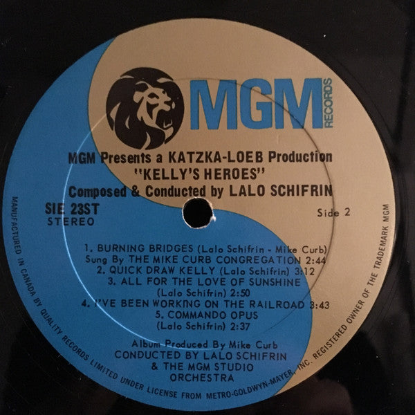 Lalo Schifrin : Kelly's Heroes (Music From The Original Sound Track) (LP)