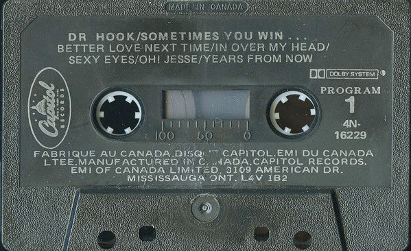 Dr. Hook : Sometimes You Win (Cass, Album, Bla)