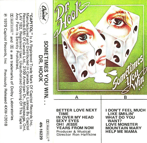 Dr. Hook : Sometimes You Win (Cass, Album, Bla)