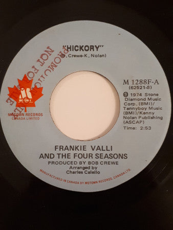 The Four Seasons : Hickory (7", Single)