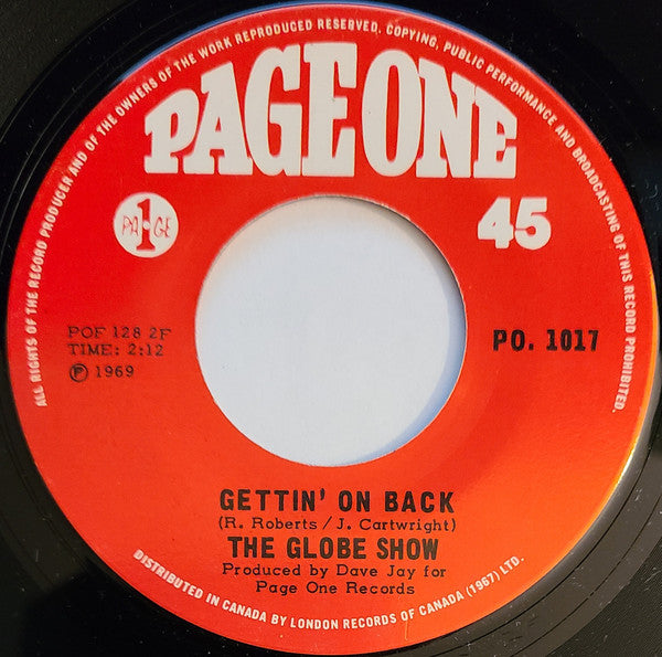 The Globe Show : Yes Or No / Gettin On Back (7")