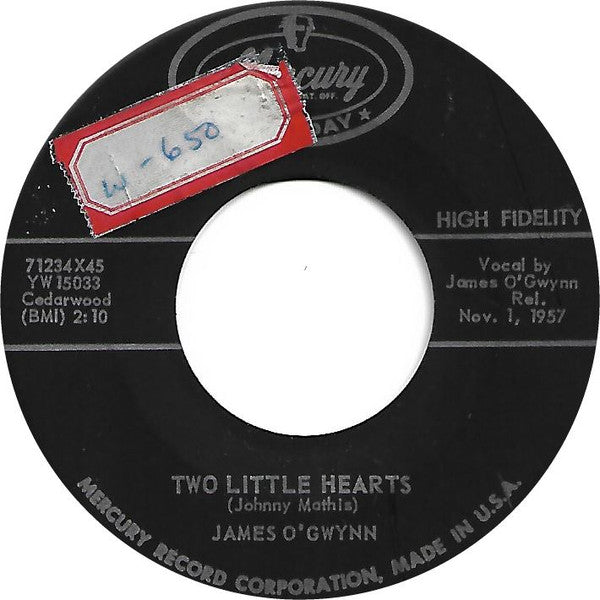 James O'Gwynn : You`ve Always Won (7", Single, Mono)