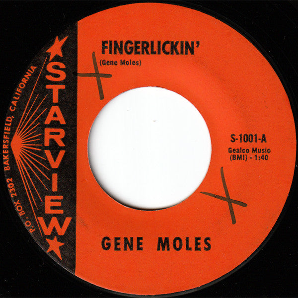 Gene Moles : Fingerlickin' (7", Single)