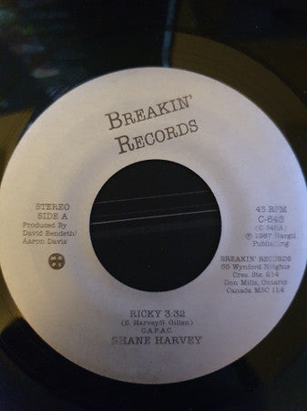 Shane Harvey : Ricky  (7", Single)